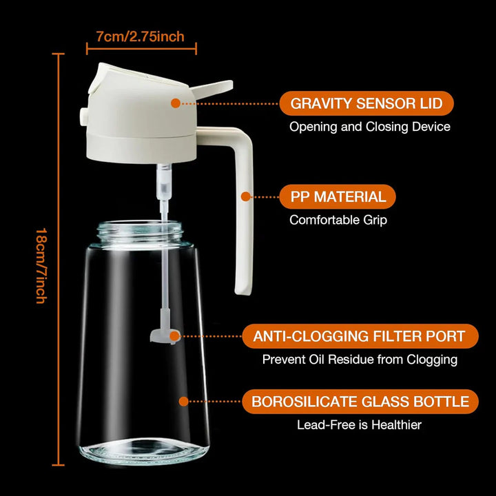 BowLift | High-Quality 2-in-1 Olive Oil Sprayer