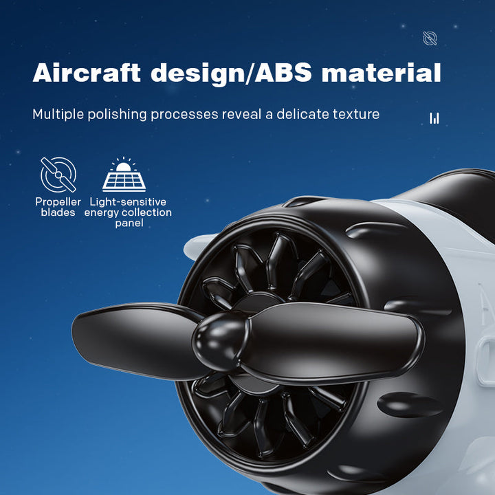 BowLift | Solar powered airplane shaped car ornaments