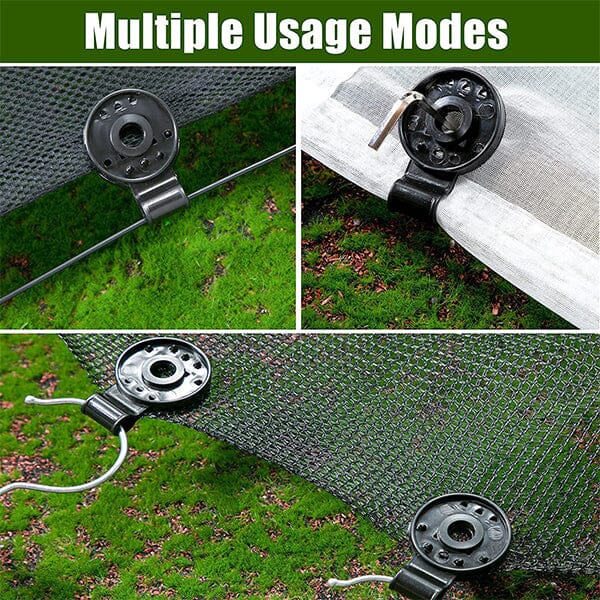 Shade Cloth Plastic Clips, Sunshade Netting Clips For Greenhouse Outdoor Garden | Bowlift
