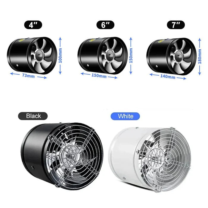 LuchtFlow MiniVent – Quiet Wall Fan for Home or Office | Bowlift