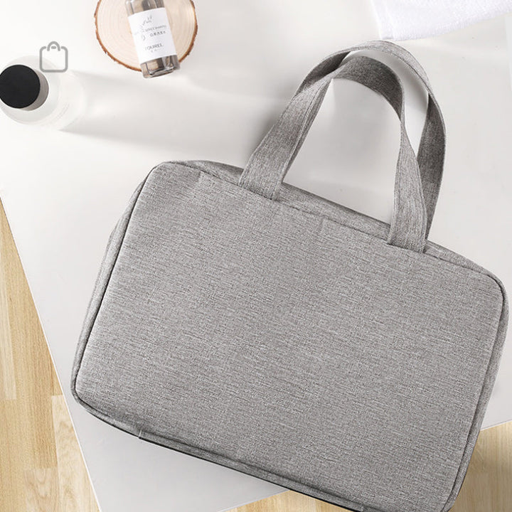 BowLift | Travelique Travel Cosmetic Organizer | Compact & Water-Repellent | With 4 Compartments & 360° Hook | For Women & Men