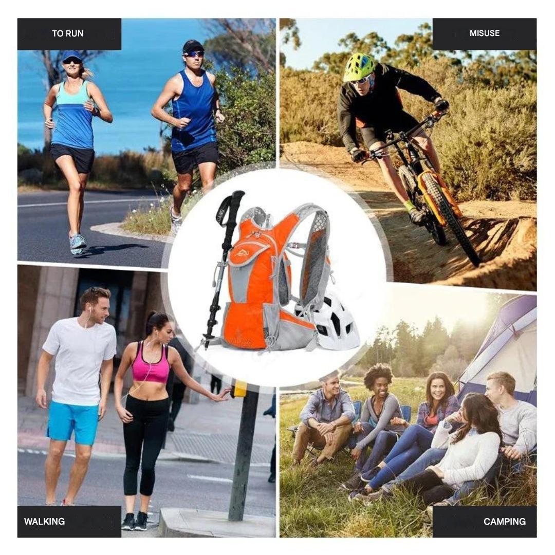 HydroTrail Backpack with Built-in Water Bladder – Lightweight & Waterproof | Bowlift