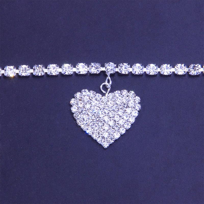BowLift | Fashion Heart Rhinestone Anklet