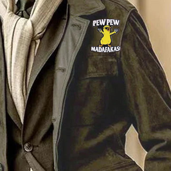 BowLift | Letter & Cartoon Duck Design Brooch