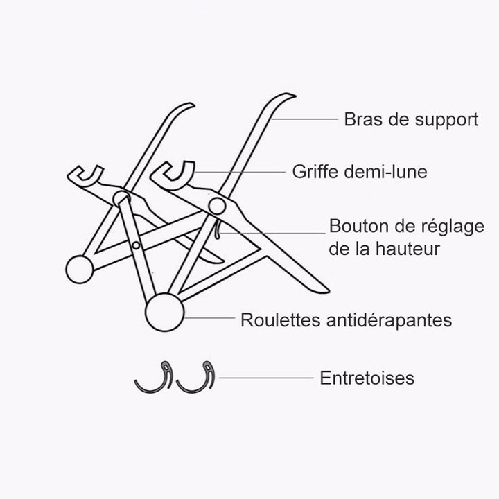 Ciaovie support adjustable for laptop | Bowlift