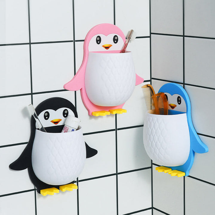 Penguin Shape Wall Mount Phone Holder | Bowlift