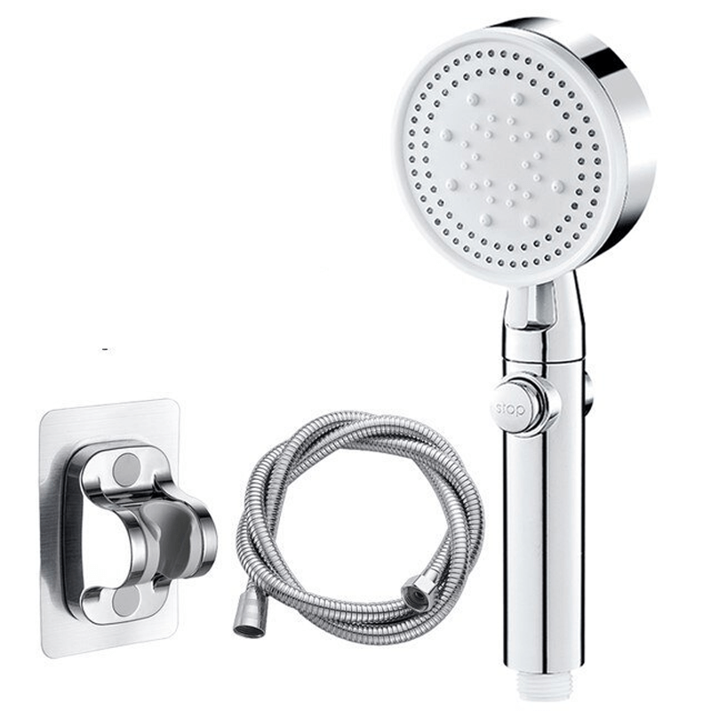 FlowControl Showerhead with 5 settings and push button | Bowlift