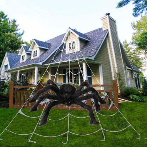 BowLift | Halloween Spider Decorations, stretchable spider web