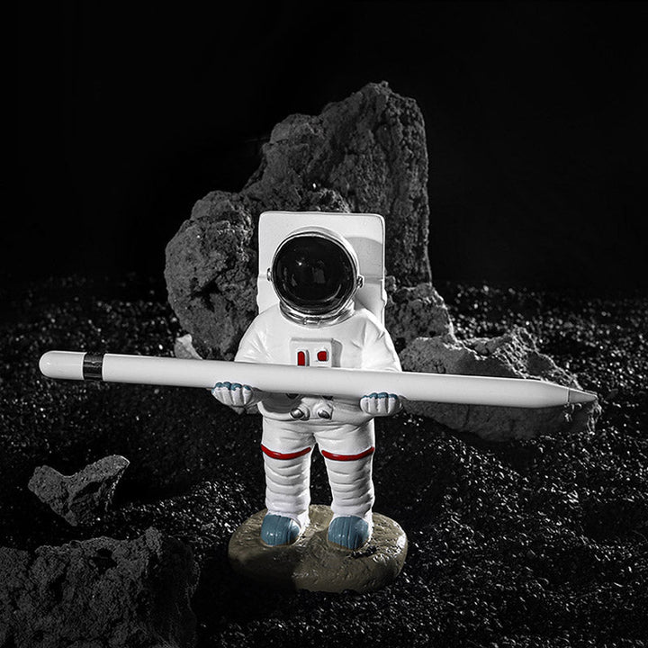 Support for phones or pens in astronaut decorations | Bowlift