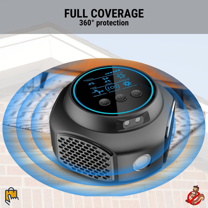 BowLift | Smart Squirrel Indoor Repeller | 360° Coverage. Ultrasonic Technology & Safe for Home Use