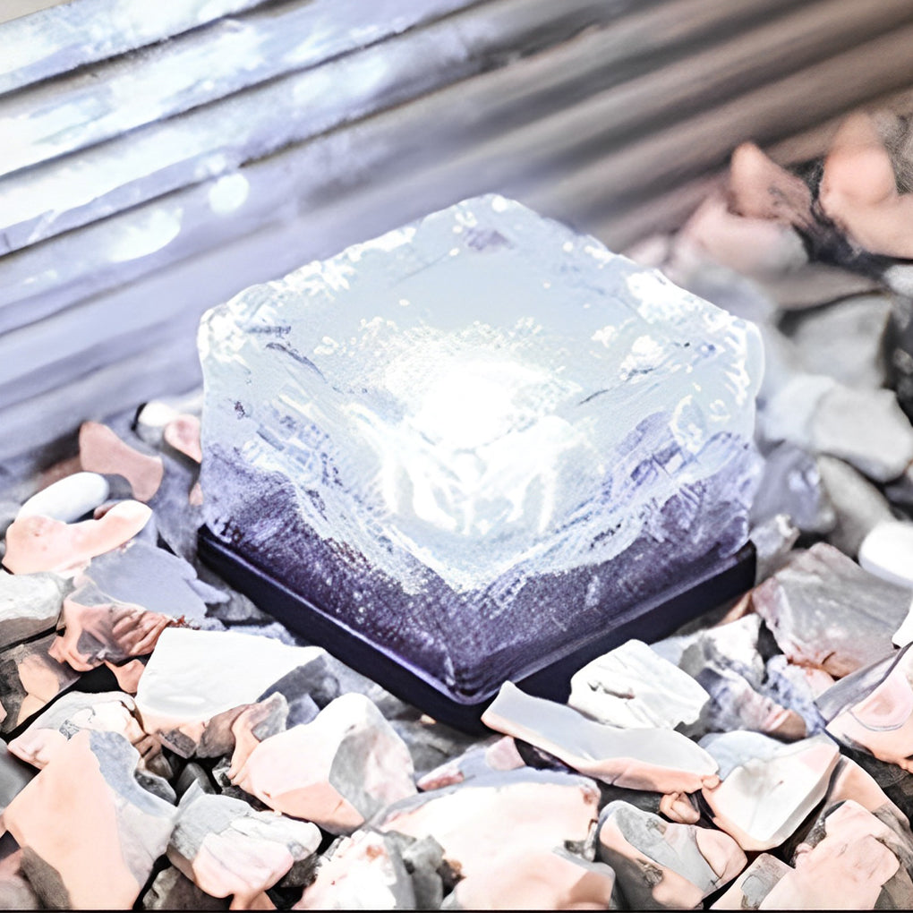 BowLift | Garden Solar Glass Brick Path Lights