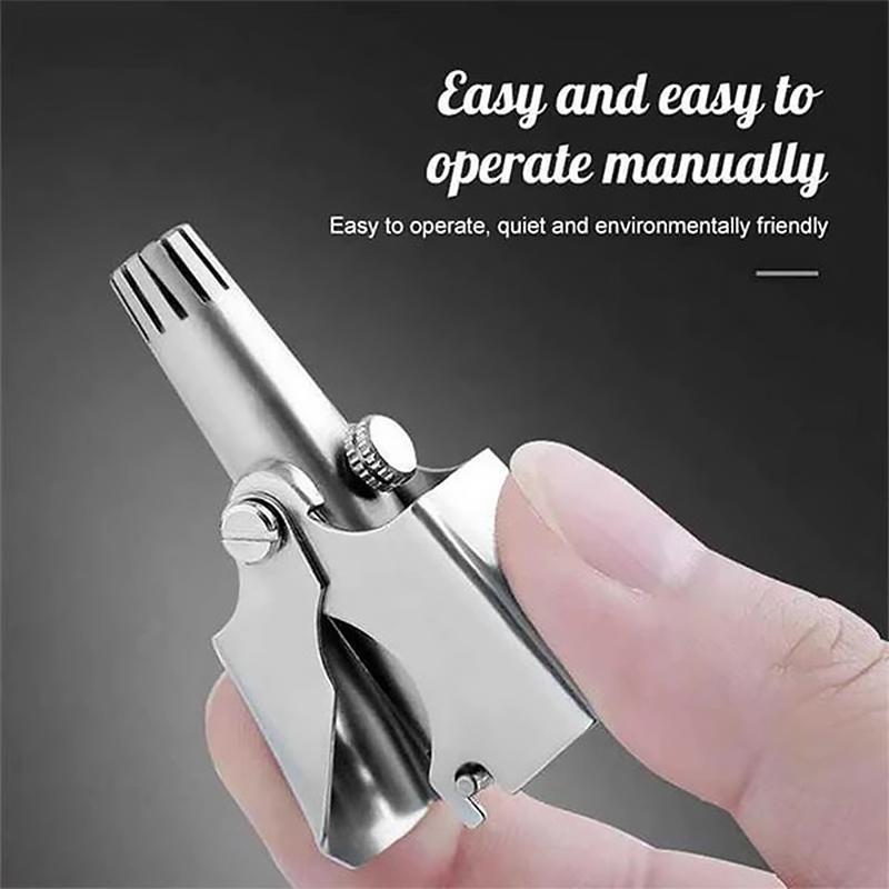 BowLift | Safe Touch Stainless Steel Nose Hair Trimmer