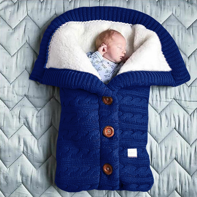 BowLift | Baby Knit Sleeping Bag with Hood – Soft, Padded Baby Sleeping Bag