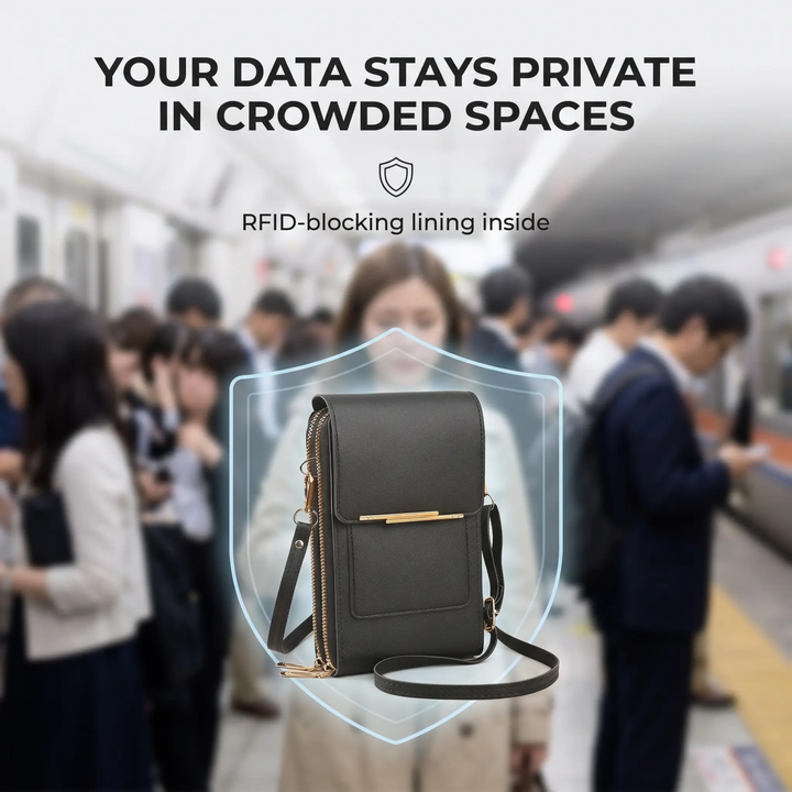 RFID Anti-Theft Phone Wallet Bowlift