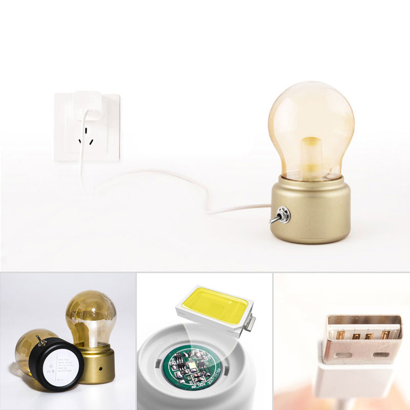 BowLift | Vintage LED Bulb Shape Mini Lamp