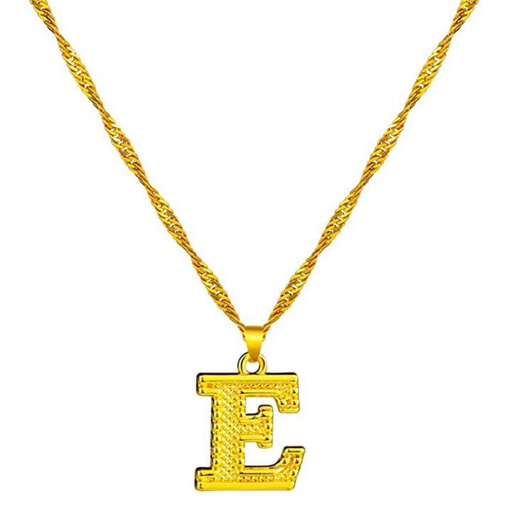 BowLift | 18K gold-plated initial letter necklace