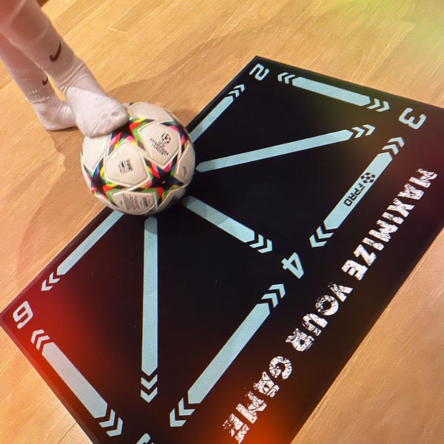BowLift | Football Pro Training Mat | Anti-Slip, 2x2m Size  for Skill Enhancement and Home Training