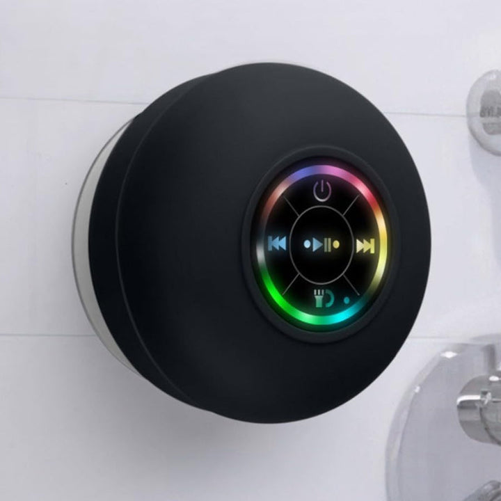 Mini Bluetooth Shower Speaker With LED Light | Bowlift