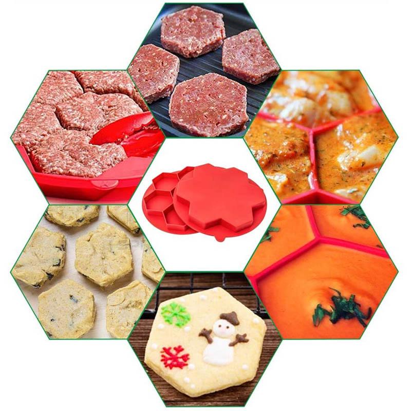 Hexagonal Burger Meat Mold | Bowlift