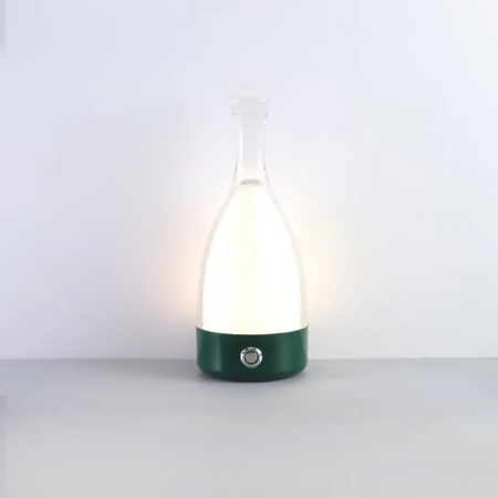 BowLift | Wine Bottle Desk Lamp with Bluetooth Speaker – Rechargeable Modern Bedside Night Light