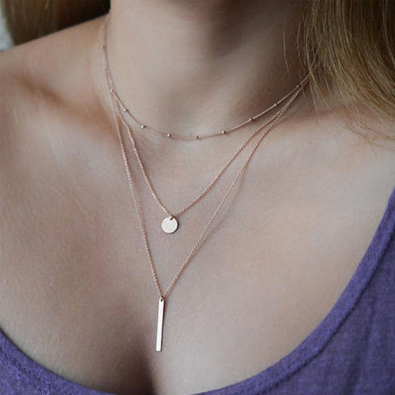 BowLift | Multilayer Pendant Long Chain Necklace