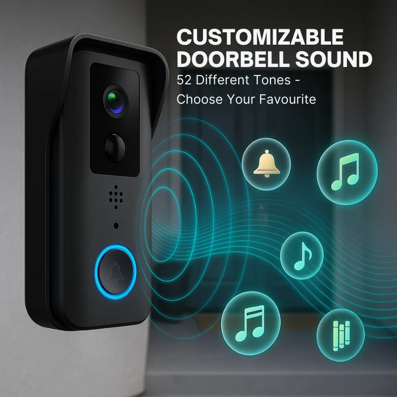 BowLift | Wireless Smart Video Doorbell | No Subscription Needed | High-Definition Camera Doorbell
