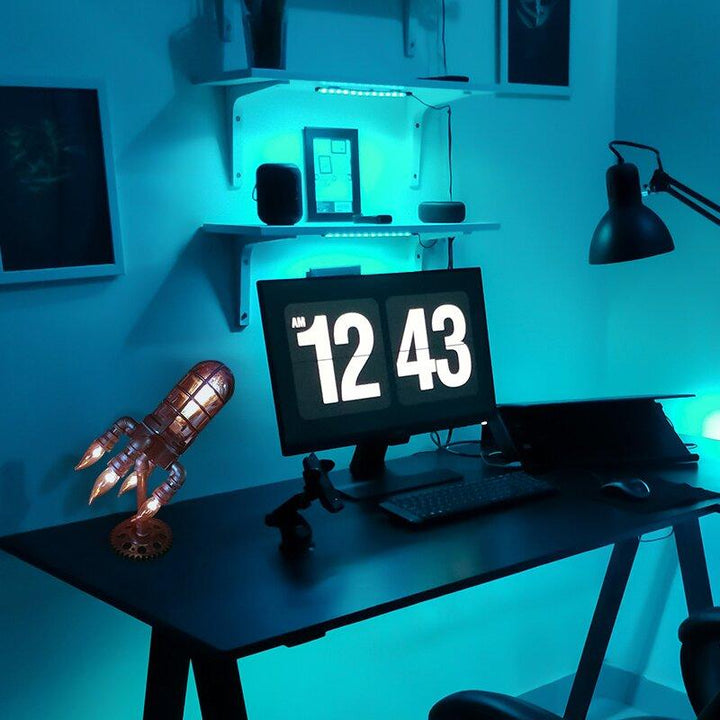 BowLift | Steampunk Rocket Lamp