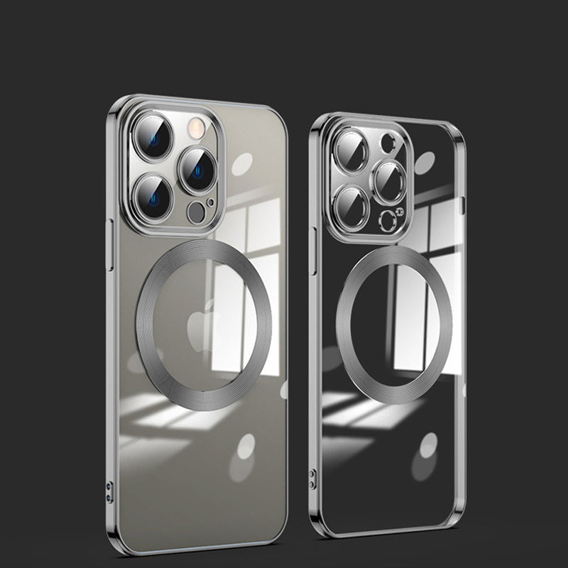 BowLift | Electroplating Wireless Magnetic Charging All-Inclusive Lens Case for iPhone