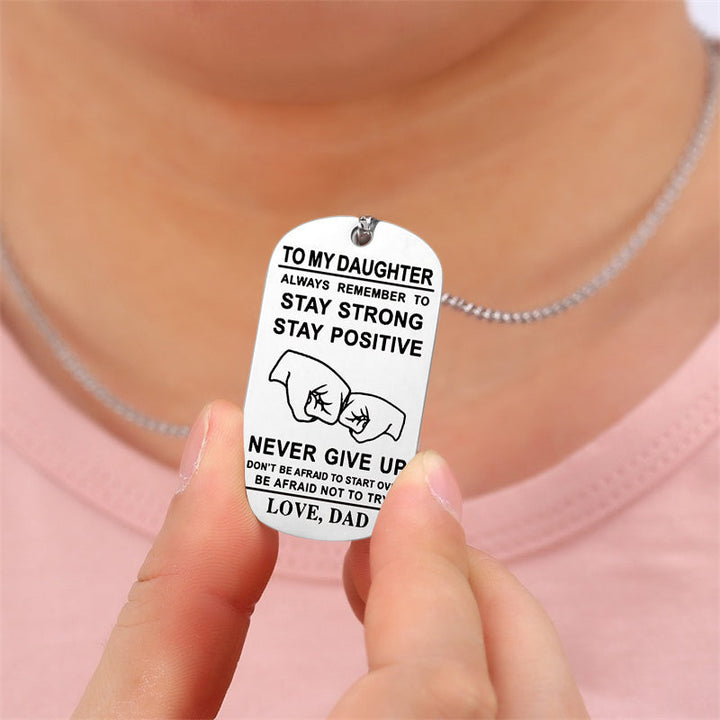 BowLift | English Alphabet Stainless Steel Necklace
