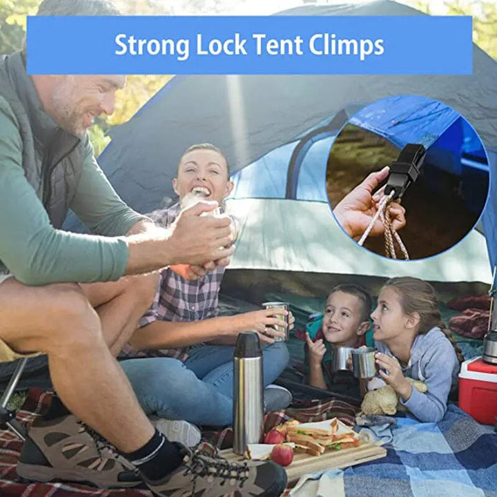 BowLift | Adjustable Heavy Duty Lock Grip for Tarp & Shade Cloth