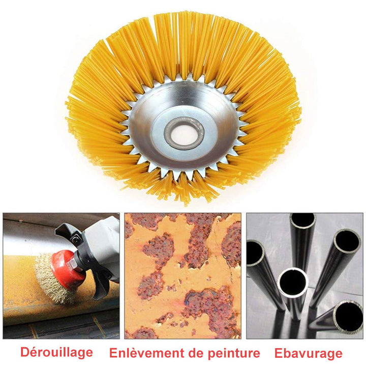 Nylon weed brush for lawn mower | Bowlift