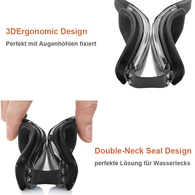 BowLift | No leak anti-fog UV protection triathlon swim goggles