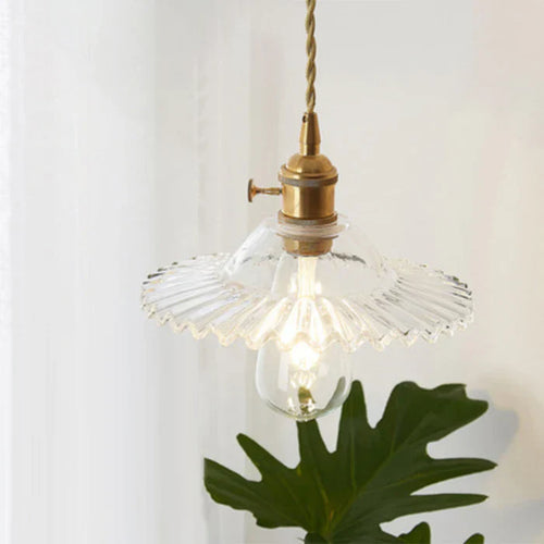OpulentGlow Pendant – Elegant Glass Hanging Lamp Bowlift