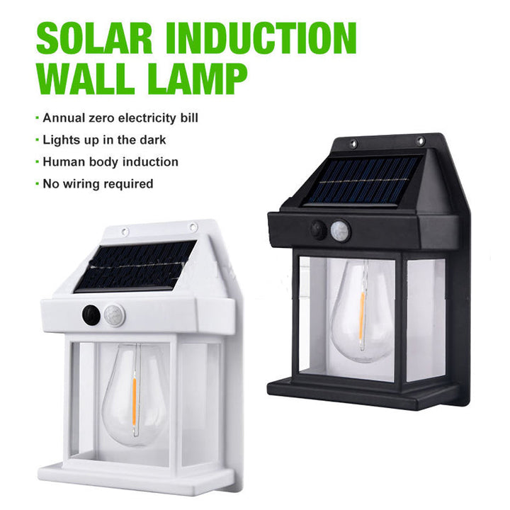 BowLift | Solar Wolfram Wall Light