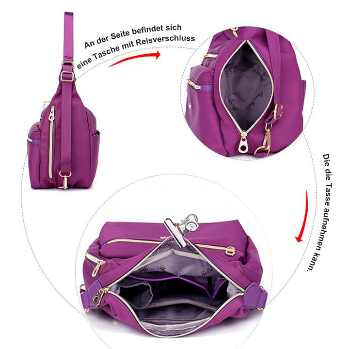 Bag with double zippers, backpack, handbag and crossbody bag | Bowlift