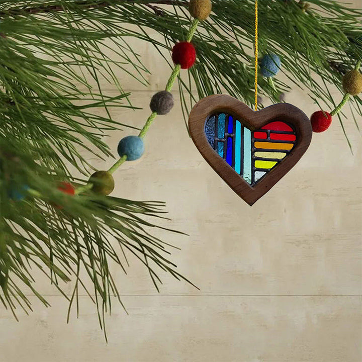 BowLift | Wooden Painted Love Ornaments Home Decoration