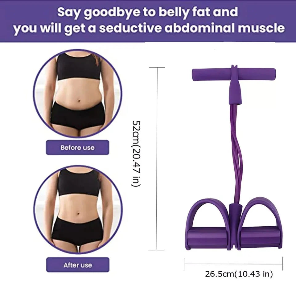 Pull Rope Ab Exerciser Tummy Trimmer Bowlift