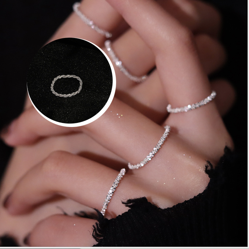 BowLift | Simple thin glitter ring