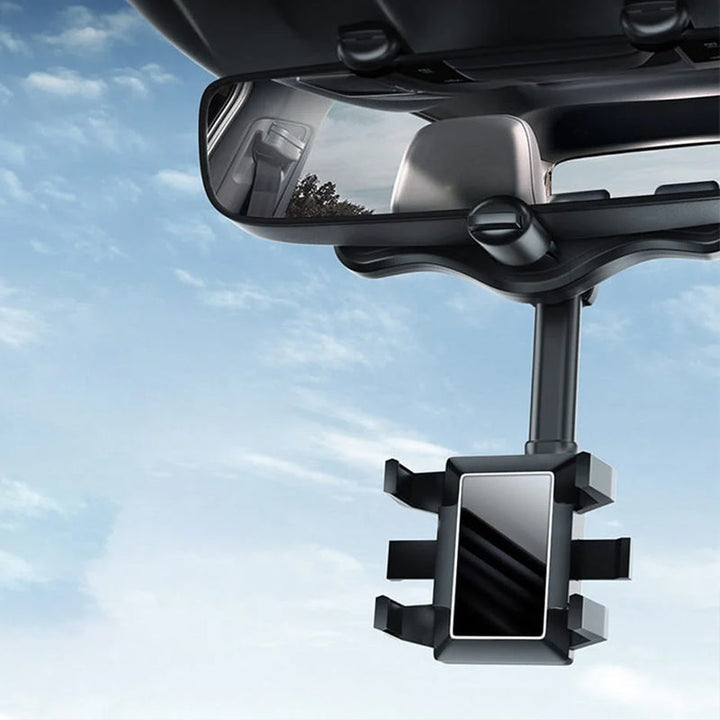 BowLift | Multifunctional Rotatable Car Rearview Mirror Phone Holder