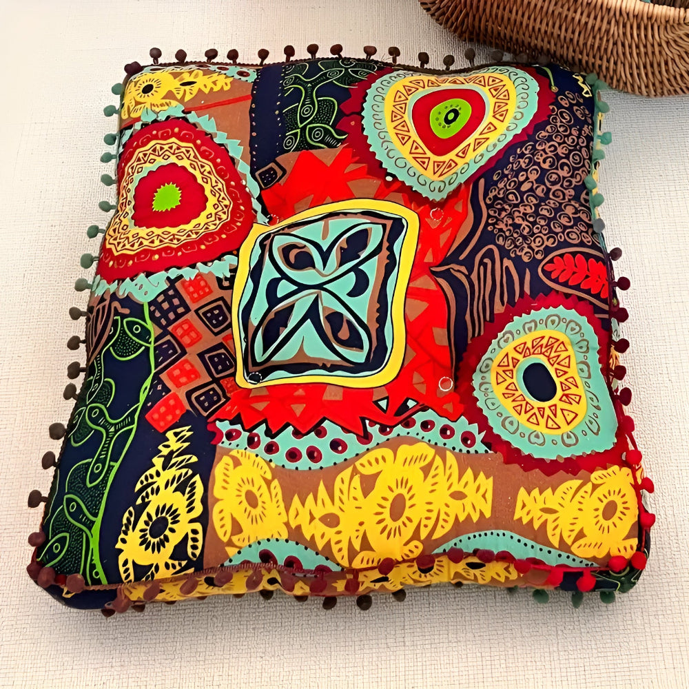 BowLift | Boho Style Square Floor Cushion