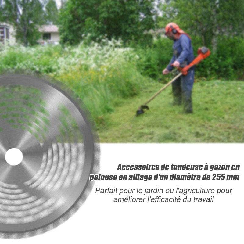 Alloyed saw blade for lawn mower | Bowlift