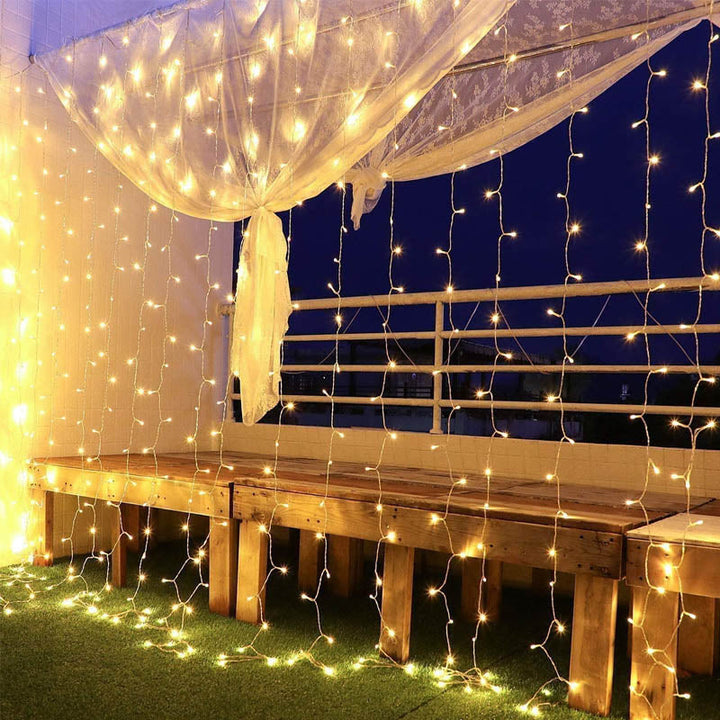 BowLift | Twinkle Star 300 LED Window Curtain String Light