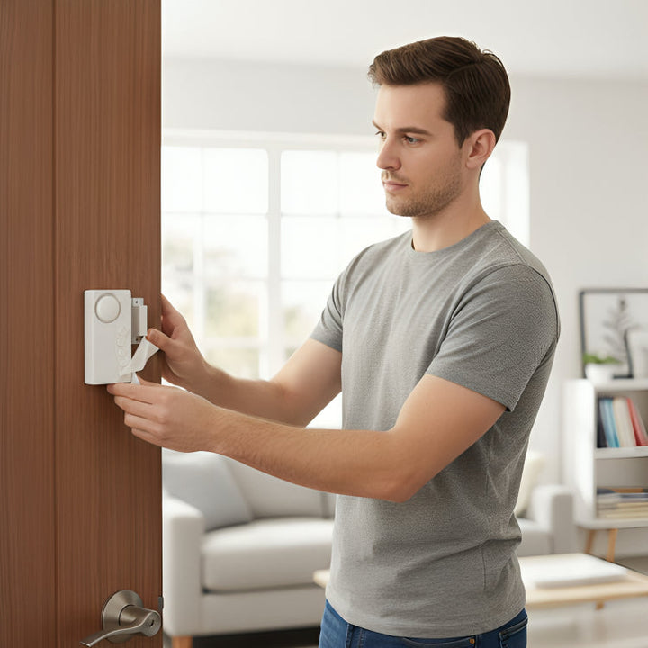 Instant Alert Modes – 108dB Loud Slim Design – Easy Install – Protect Kids & Home Security Bowlift