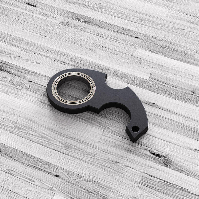 Rotating Keychain Fidget | Bowlift