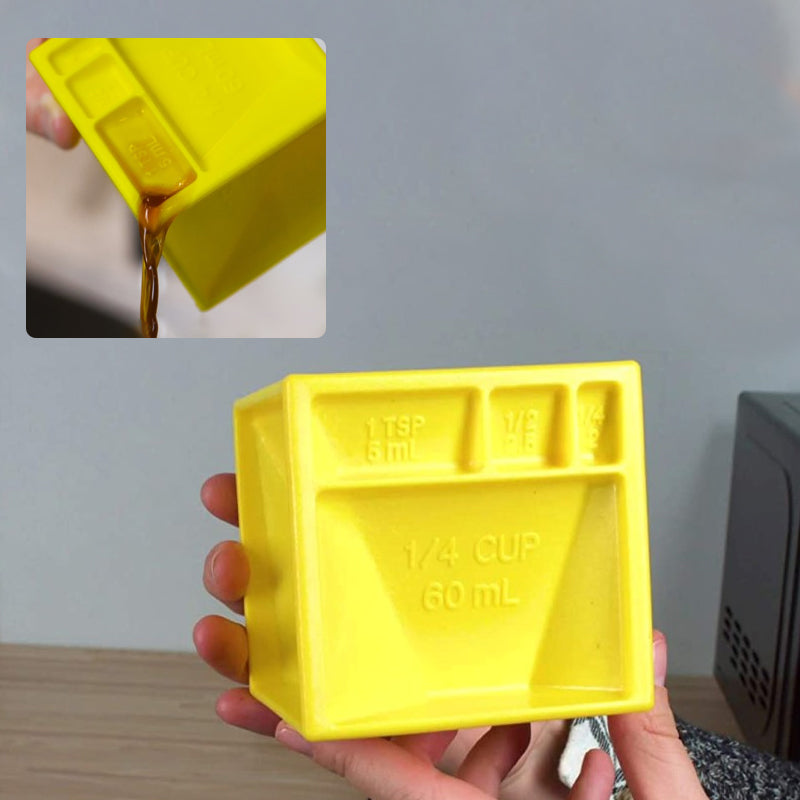 Kitchen cube integrated measuring device | Bowlift