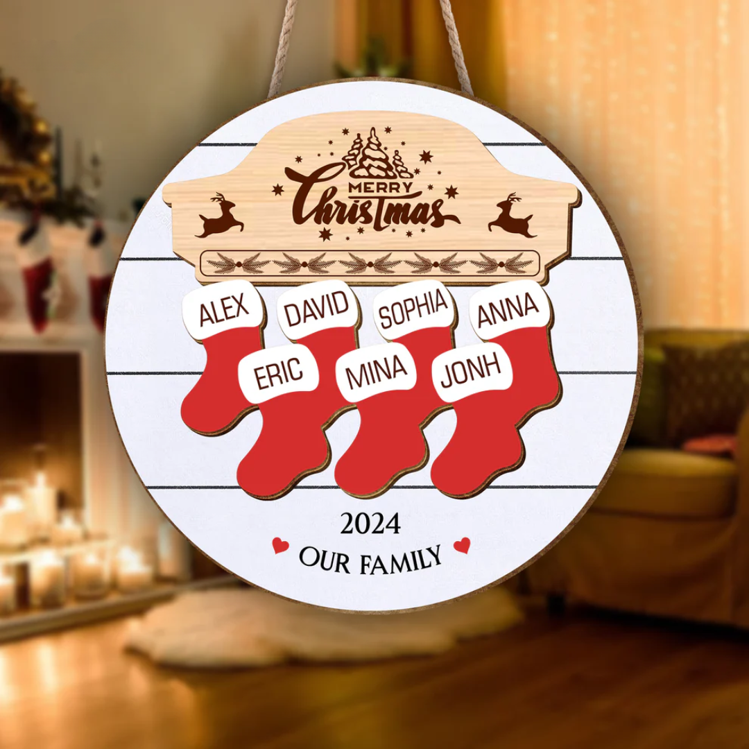 Christmas Ornament in Personalized Wood Design Bowlift
