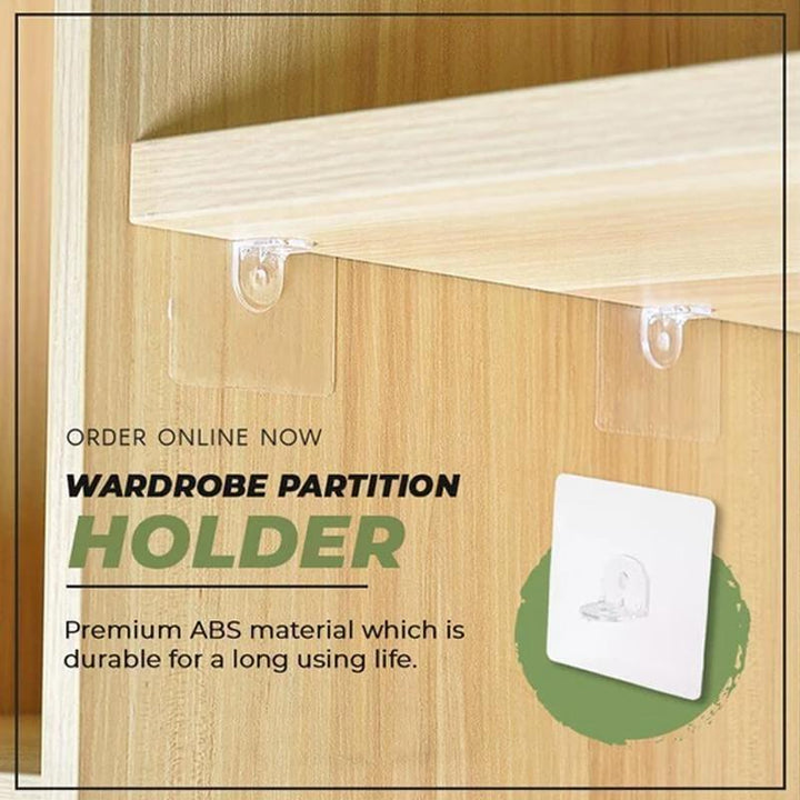 Wardrobe partition holder | Bowlift