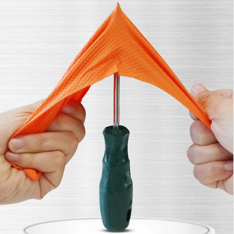 BowLift | Orange Nitrile Gloves