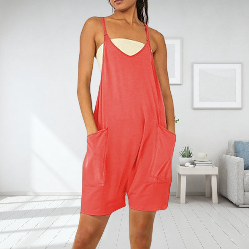 Sleeveless dress with pockets | Bowlift
