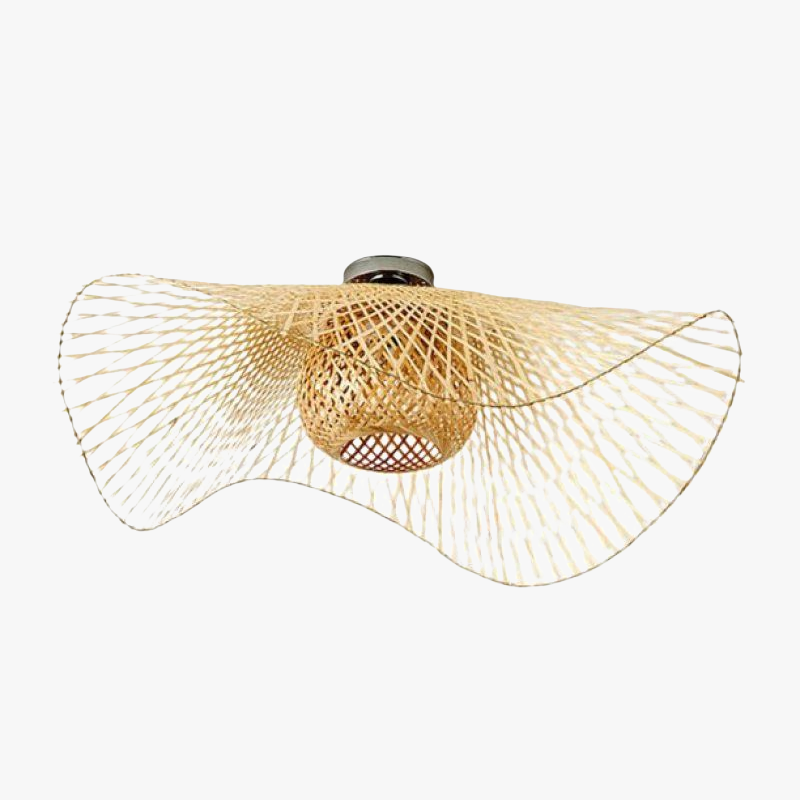 BowLift | MutoCraft - Elegant rattan pendant light with Japanese influences